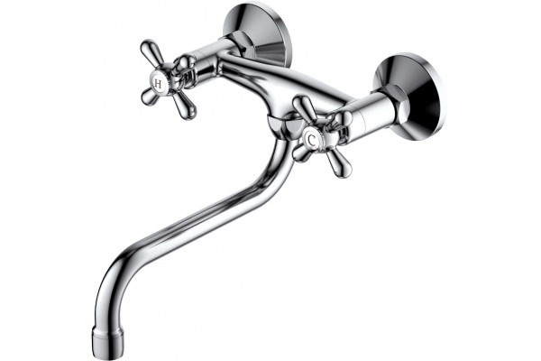 Two handles kitchen mixer