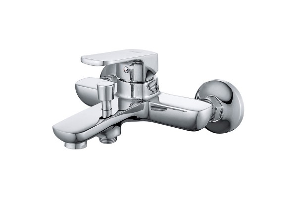 Single lever bath mixer